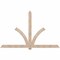 Ekena Millwork Redmond Smooth Timber Gable Bracket, Douglas Fir, 108"W x 68"H x 1 1/2"D x 5 1/2"F, 15/12 Pitch GBW108X68X0206RED00SDF - alternate 1